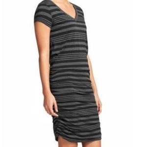 Athleta Topanga Tee Shirt Dress Striped Casual
